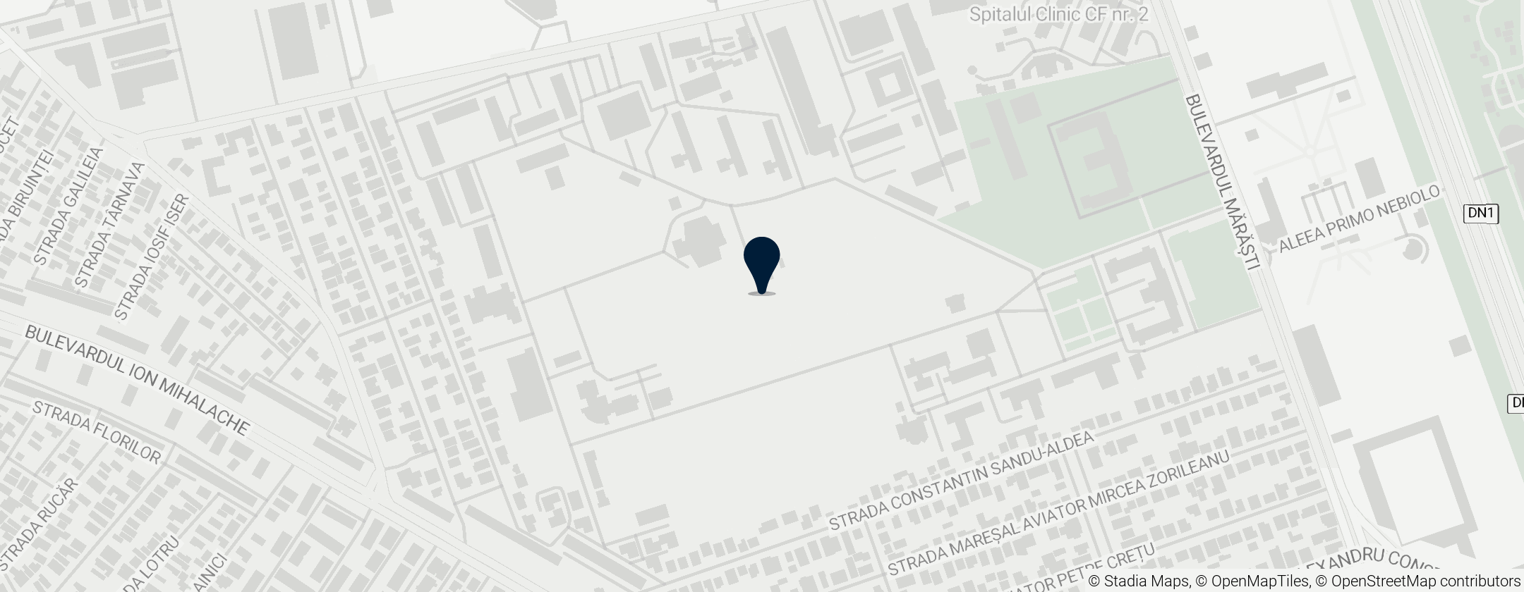 Map of University of Agricultural Sciences and Veterinary Medicine of Cluj-Napoca