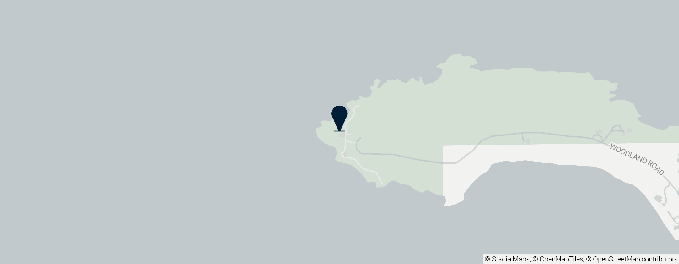 Map of Copper Harbor Lighthouse