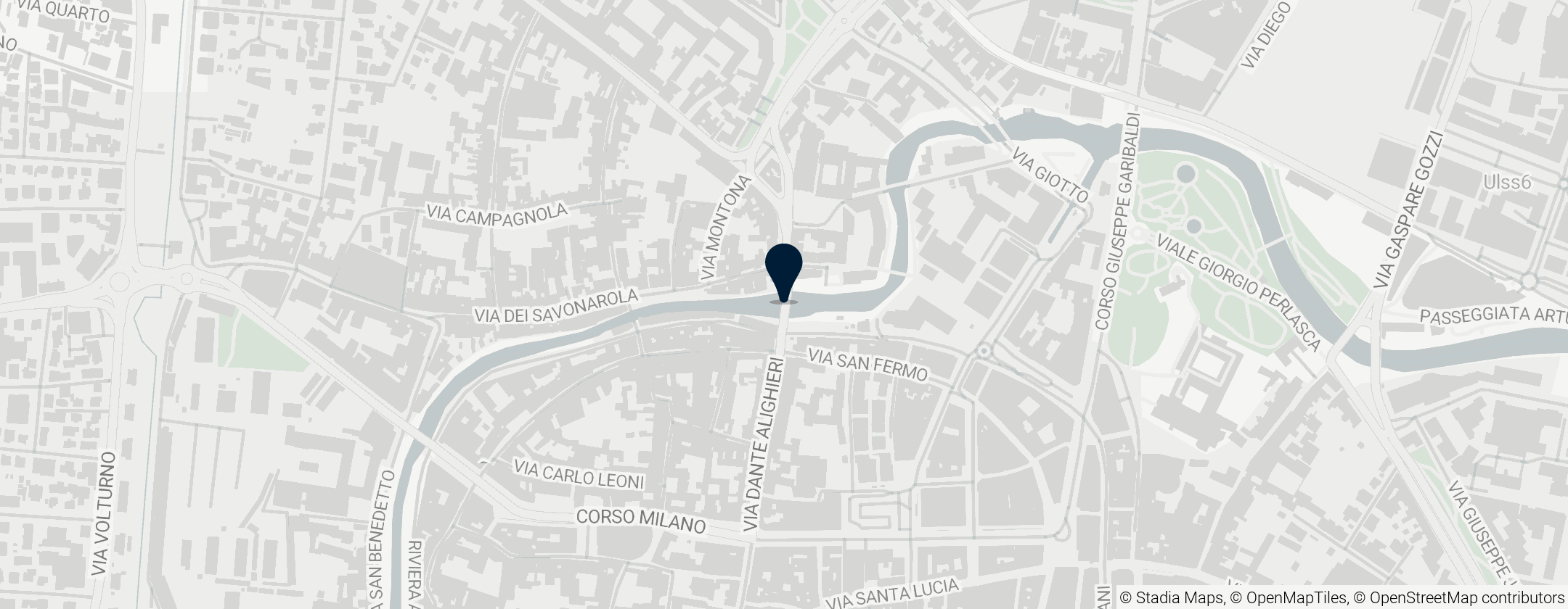 Map of Via Ponte Molino