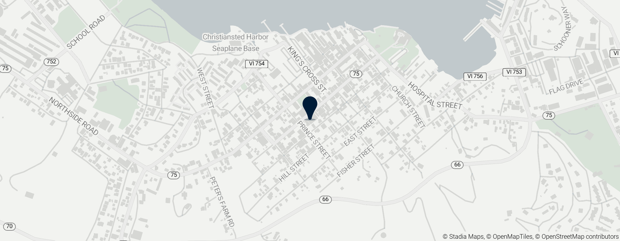 Map of Holy Cross Catholic Church