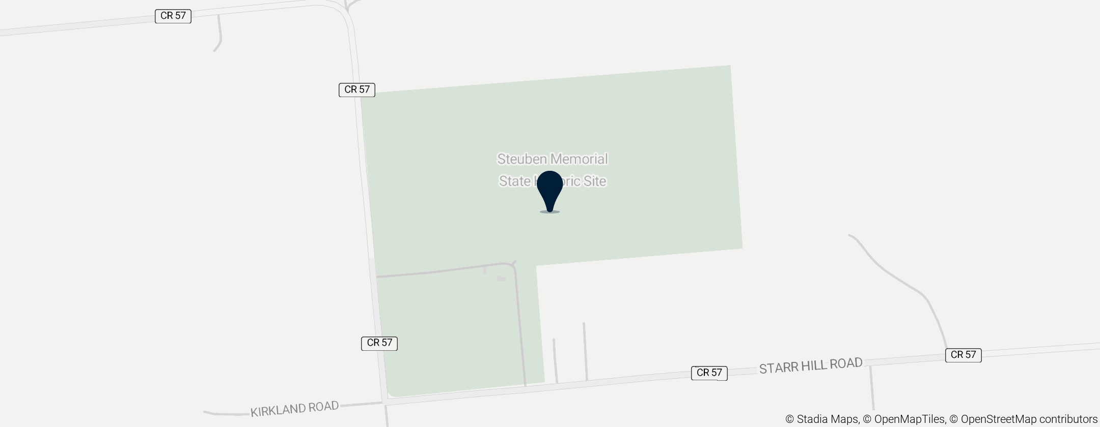 Map of Steuben Memorial State Historic Site