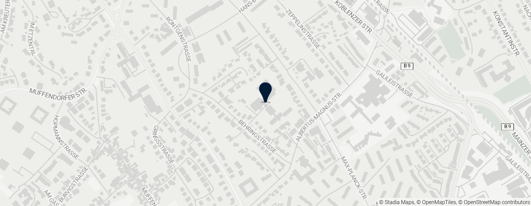 Map of Amos-Comenius-Gymnasium