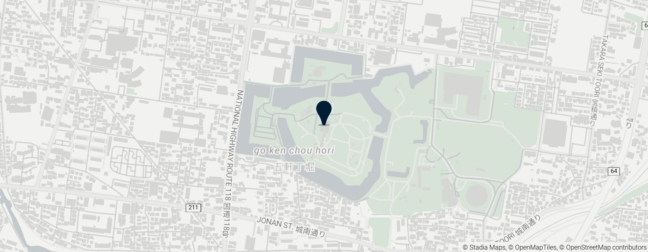 Map of Wakamatsu Castle