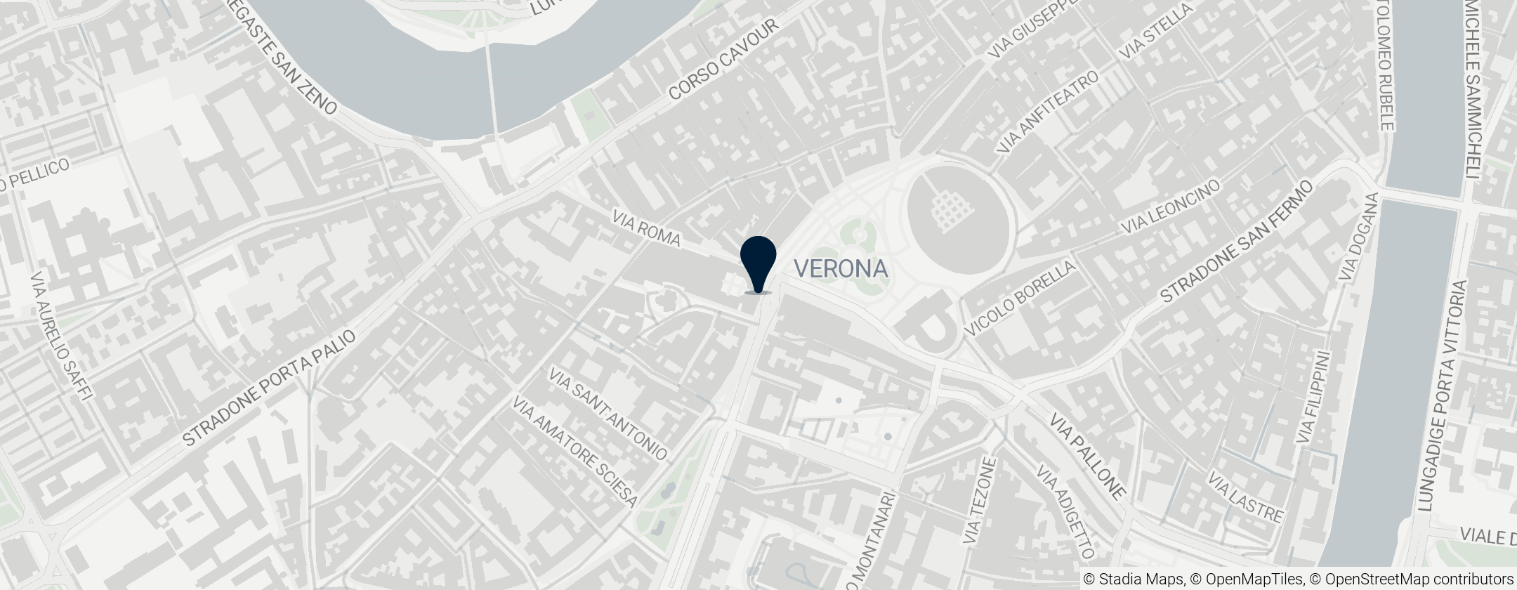 Map of Lapidary Museum Maffeiano