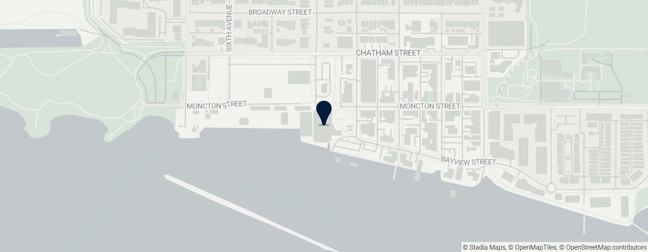 Map of Gulf of Georgia Cannery