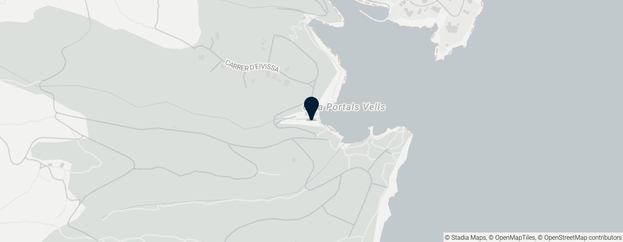 Map of Cala Portals Vells