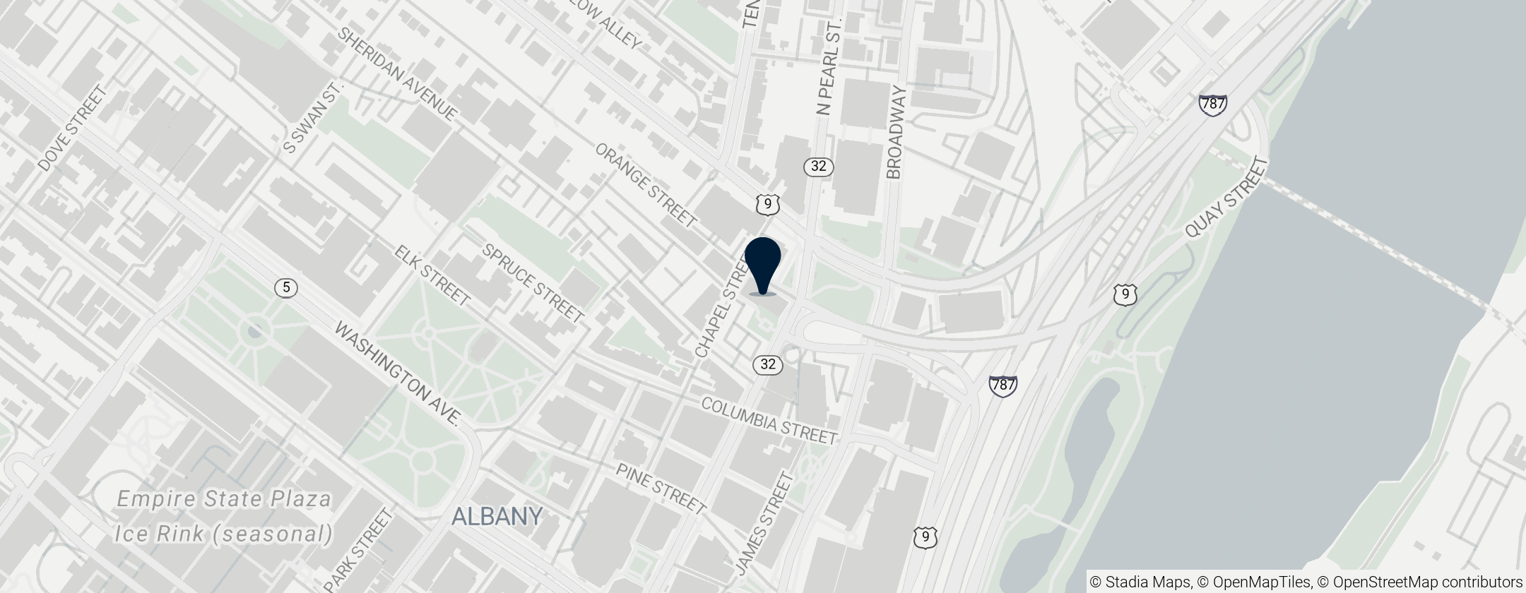 Map of First Dutch Reformed Church