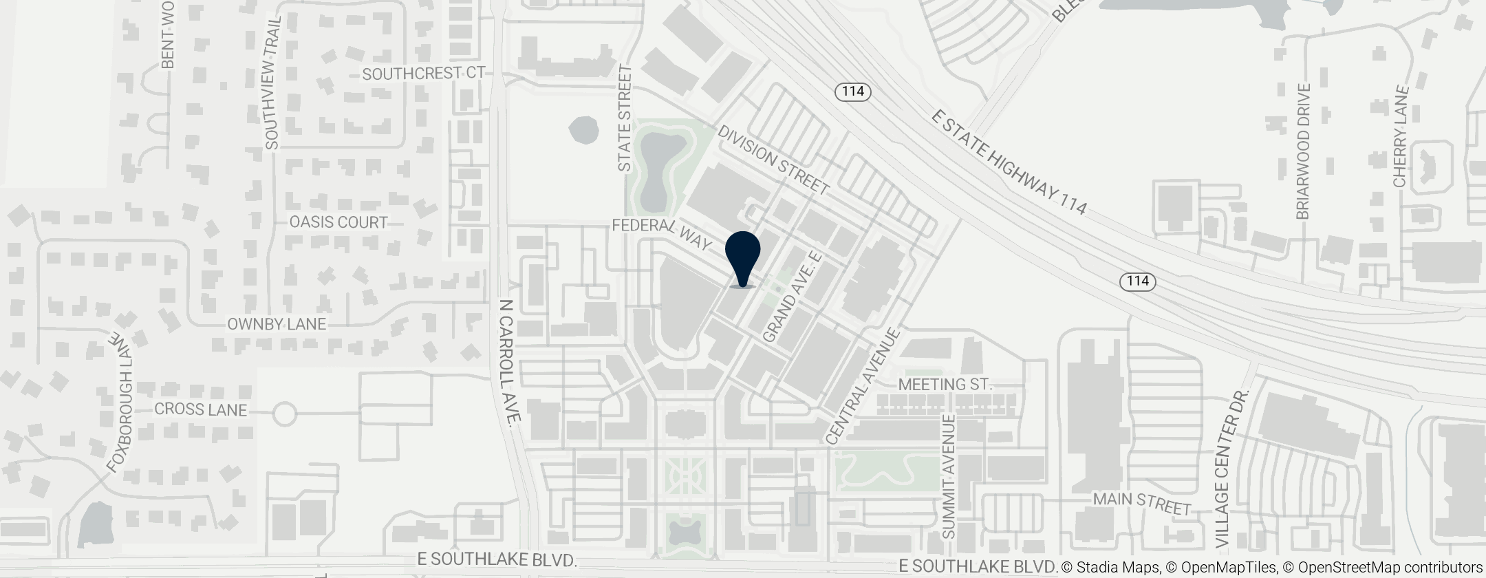 Map of Southlake Town Square