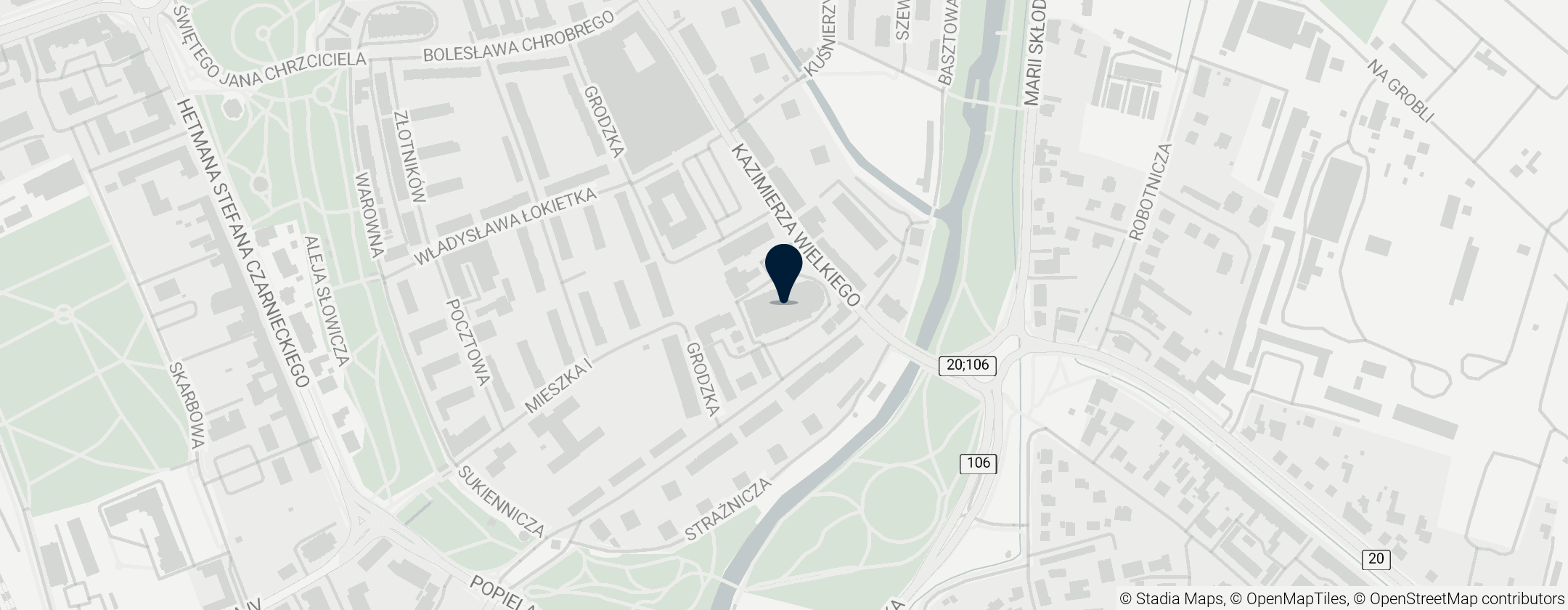 Map of Collégiale Sainte-Marie de Stargard