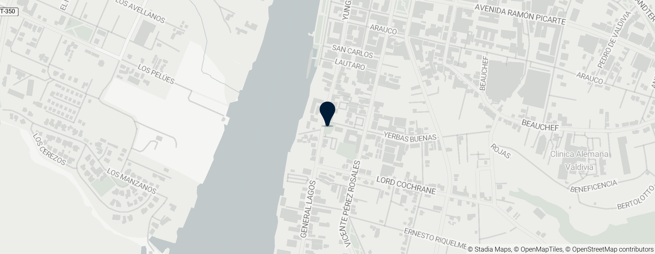 Map of Torreón Los Canelos