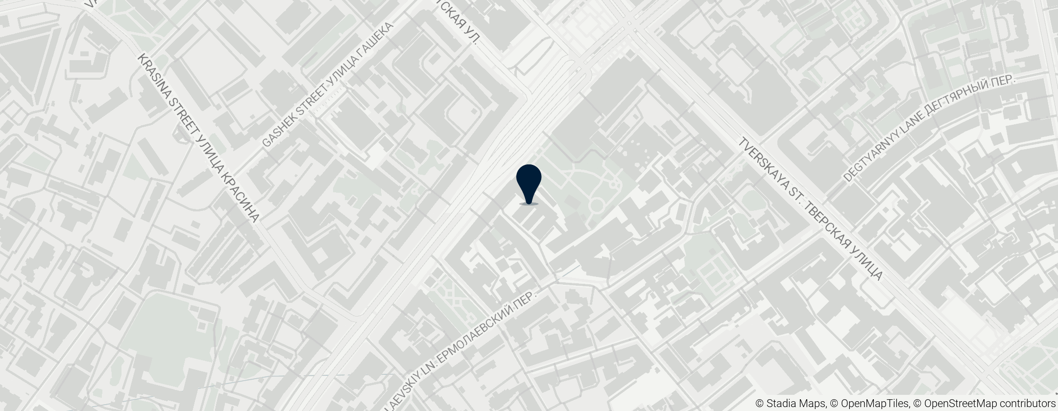 Map of Military University of the Ministry of Defense of the Russian Federation