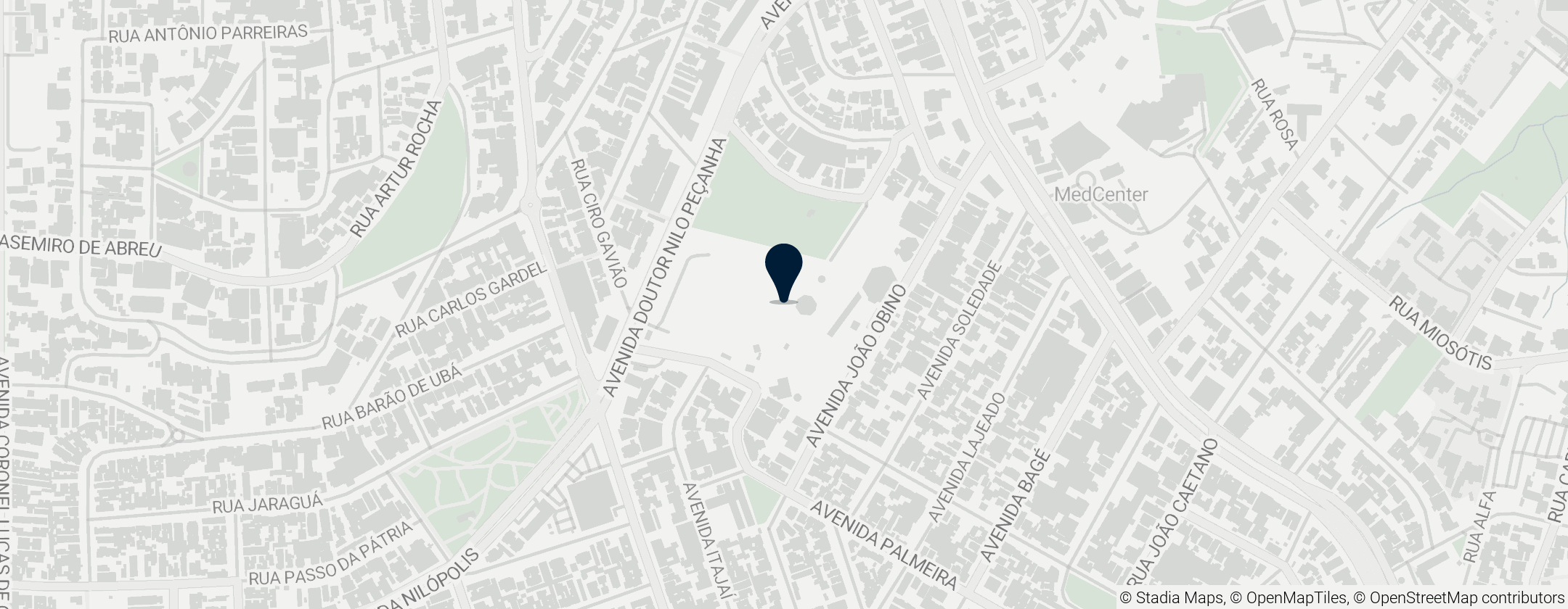 Map of Grêmio Náutico União Alto Petrópolis