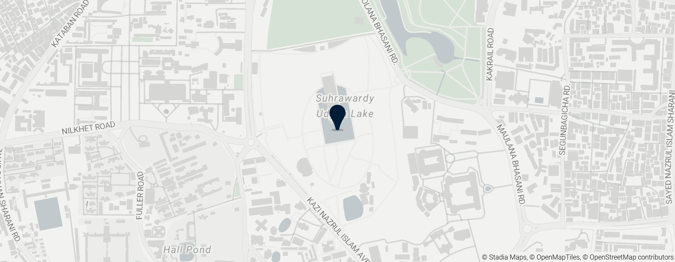 Map of Suhrawardy Udyan