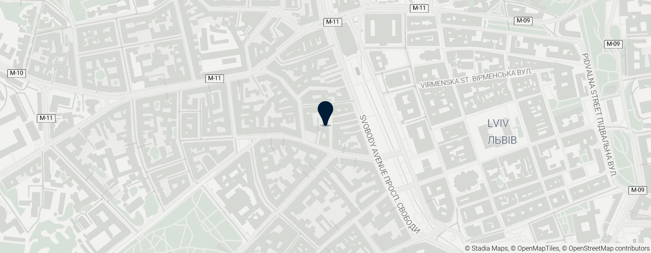 Map of The Les Kurbas Theatre