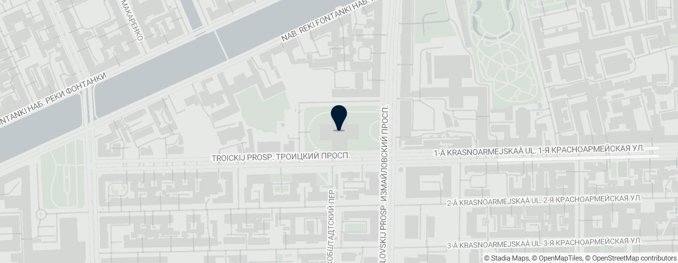 Map of Trinity Cathedral