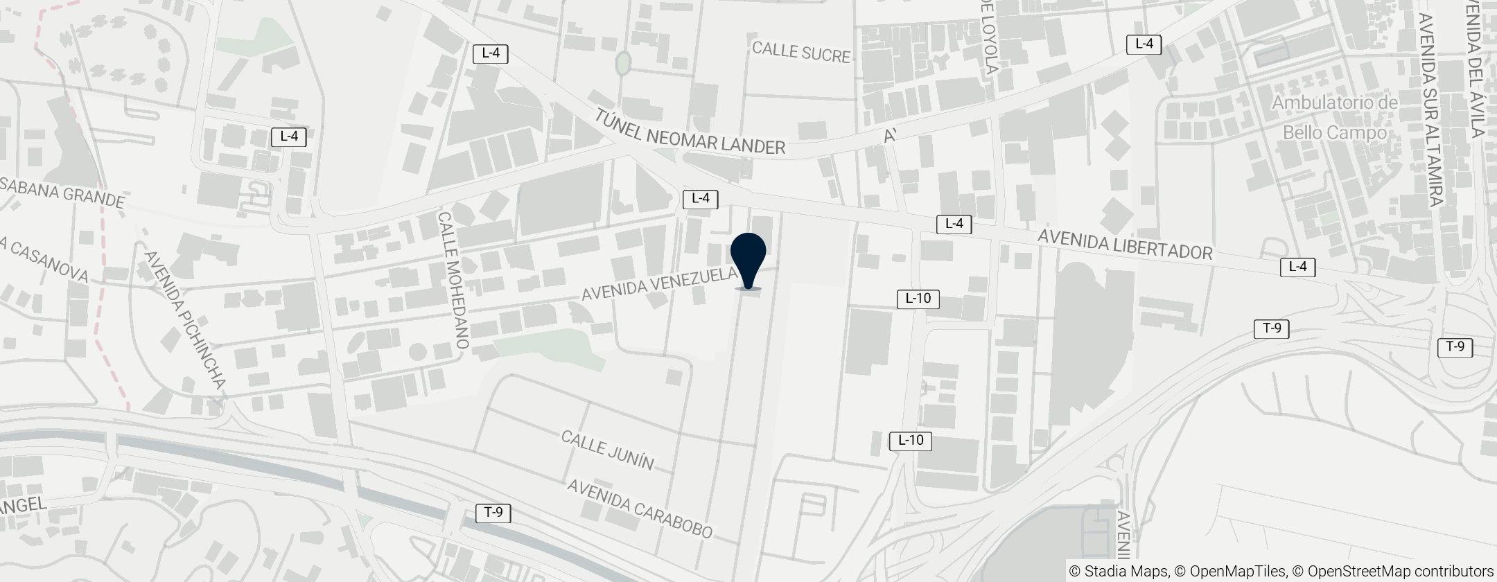 Map of Notaría Pública Cuarta del Municipio Chacao