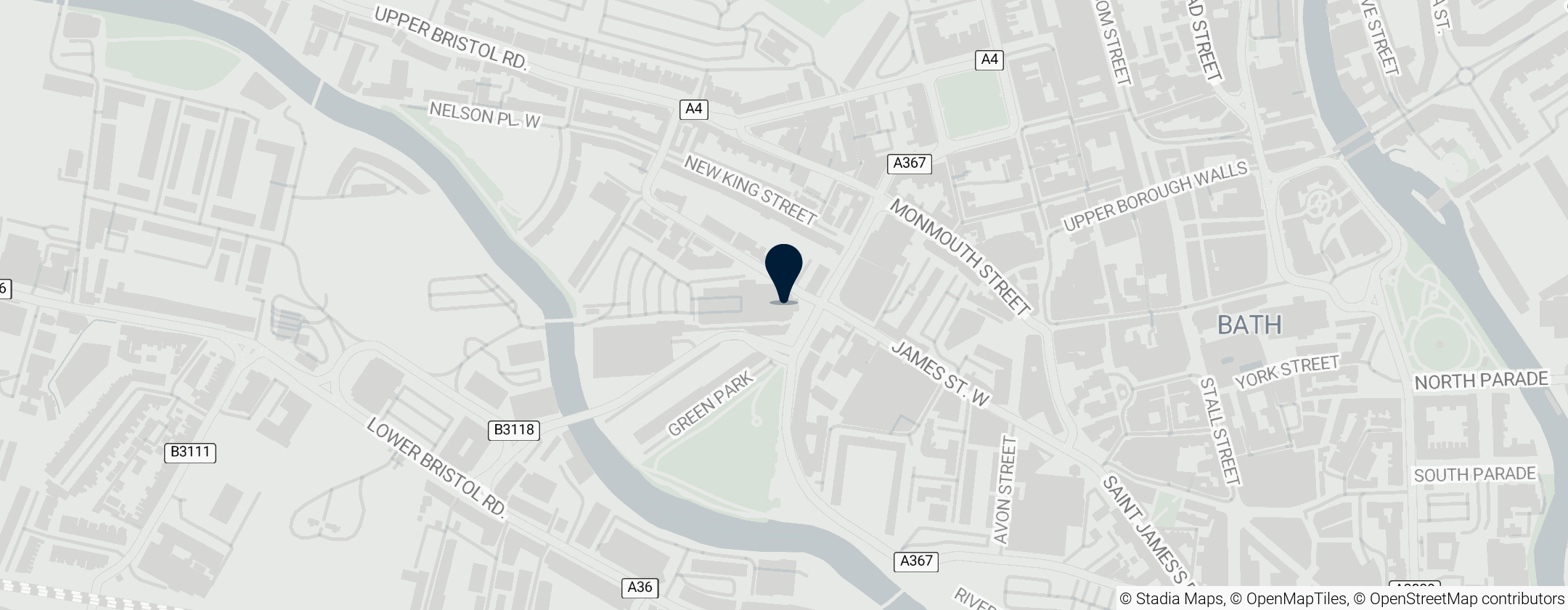 Map of Green Park Brasserie & Bar