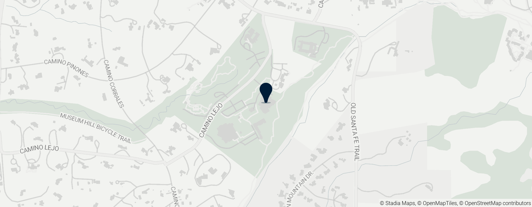 Map of Museum of Indian Arts and Culture