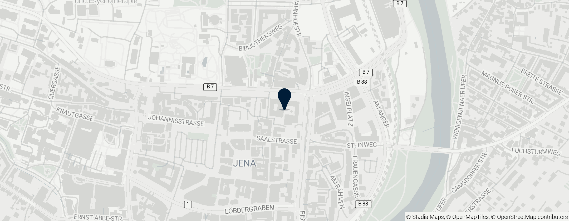 Map of Université d'Iéna
