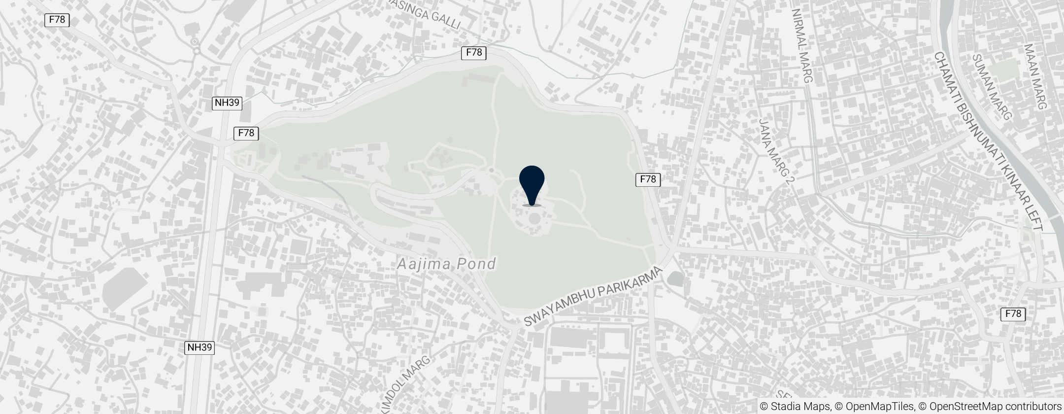 Map of Swayambhunath