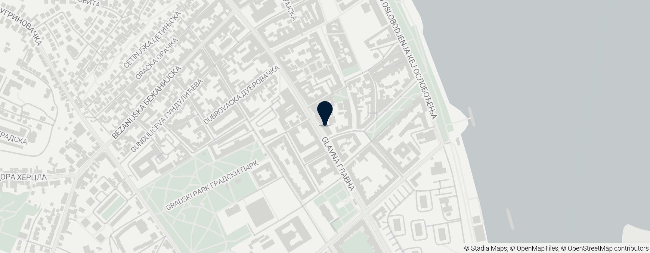 Map of Poste de Zemun