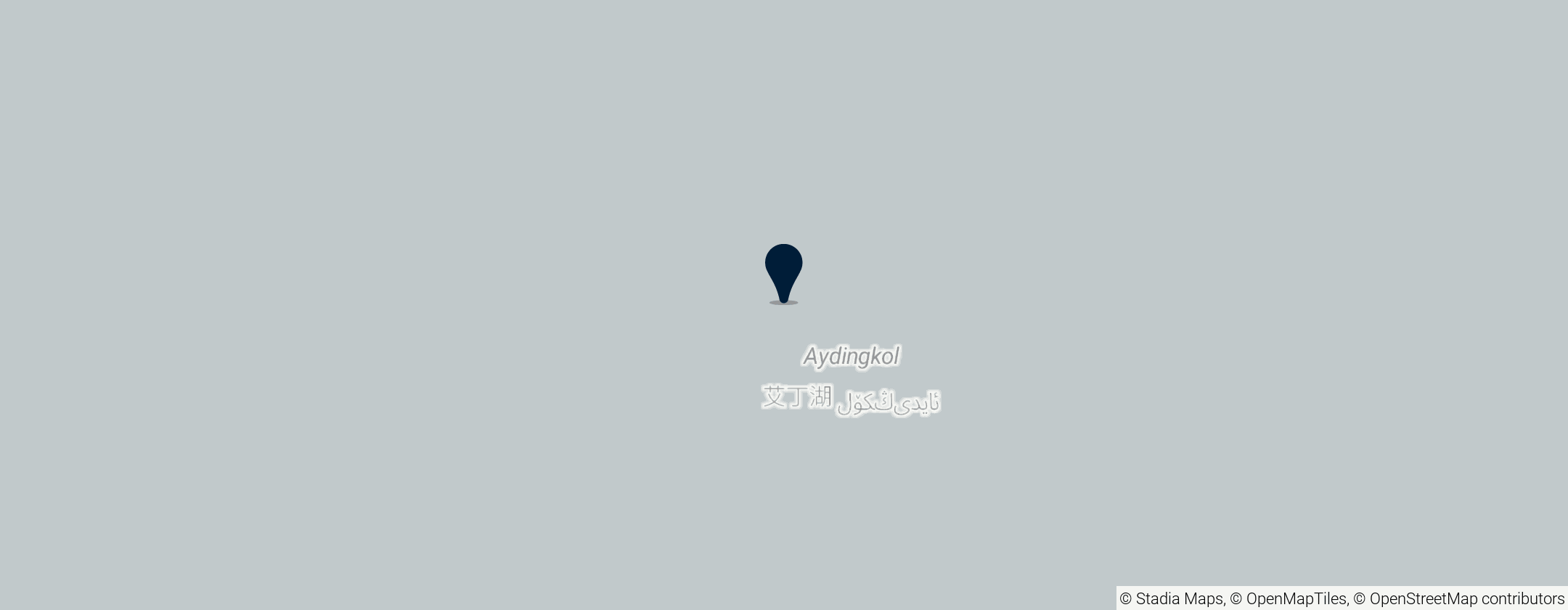 Map of Aydingkol