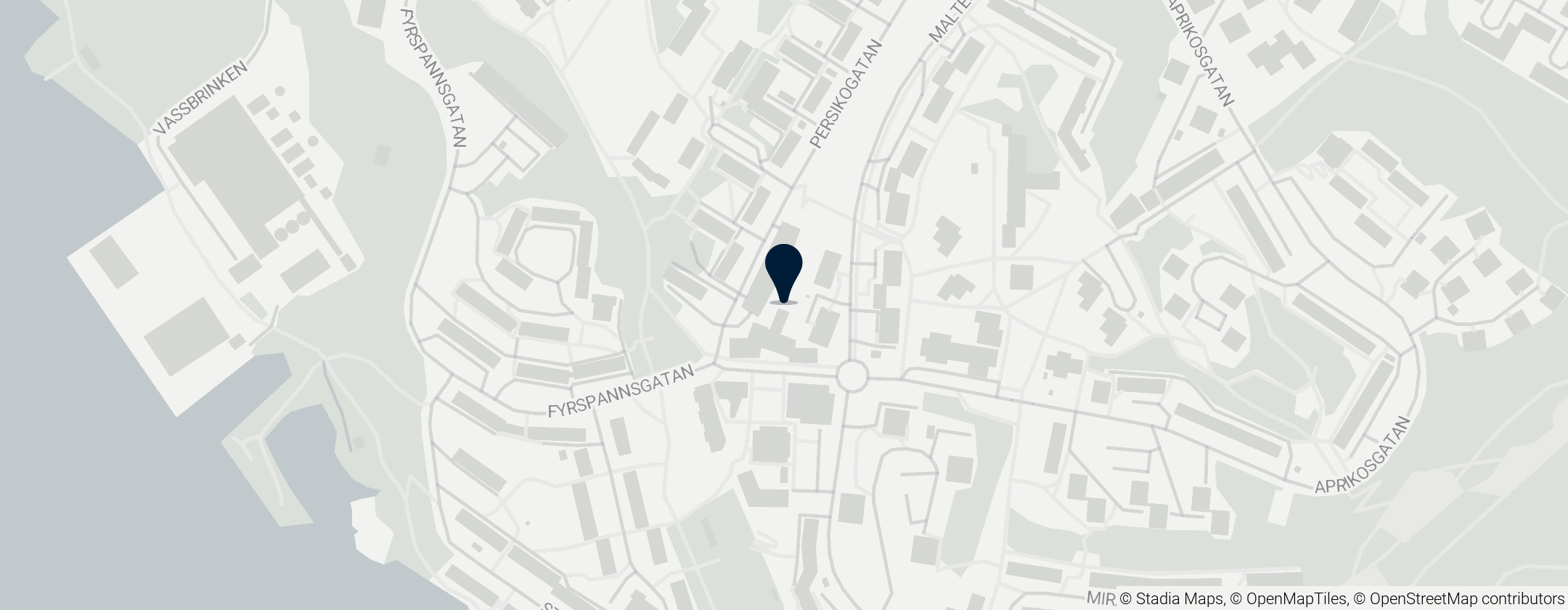 Map of Hässelby strand