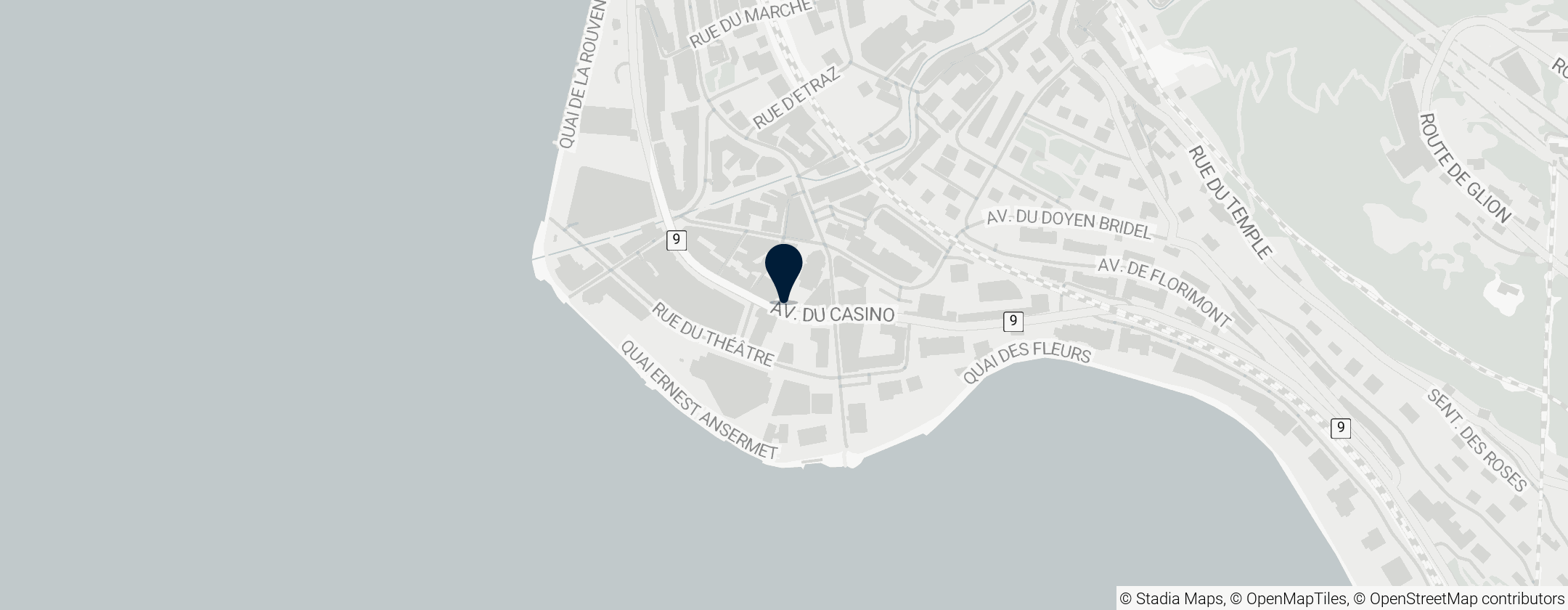 Map of Montreux Casino