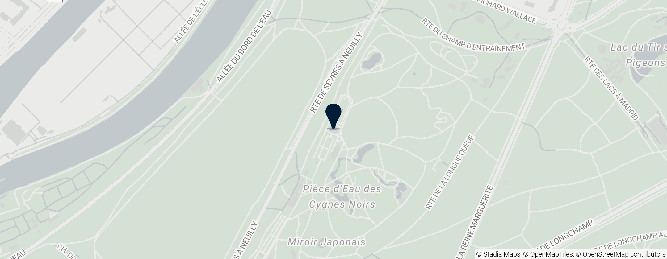 Map of Château de Bagatelle