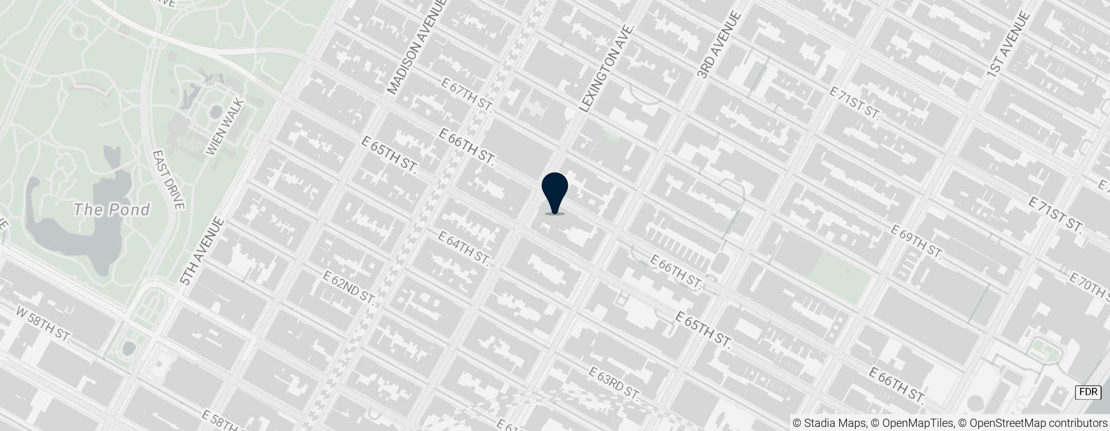 Map of Church of St. Vincent Ferrer