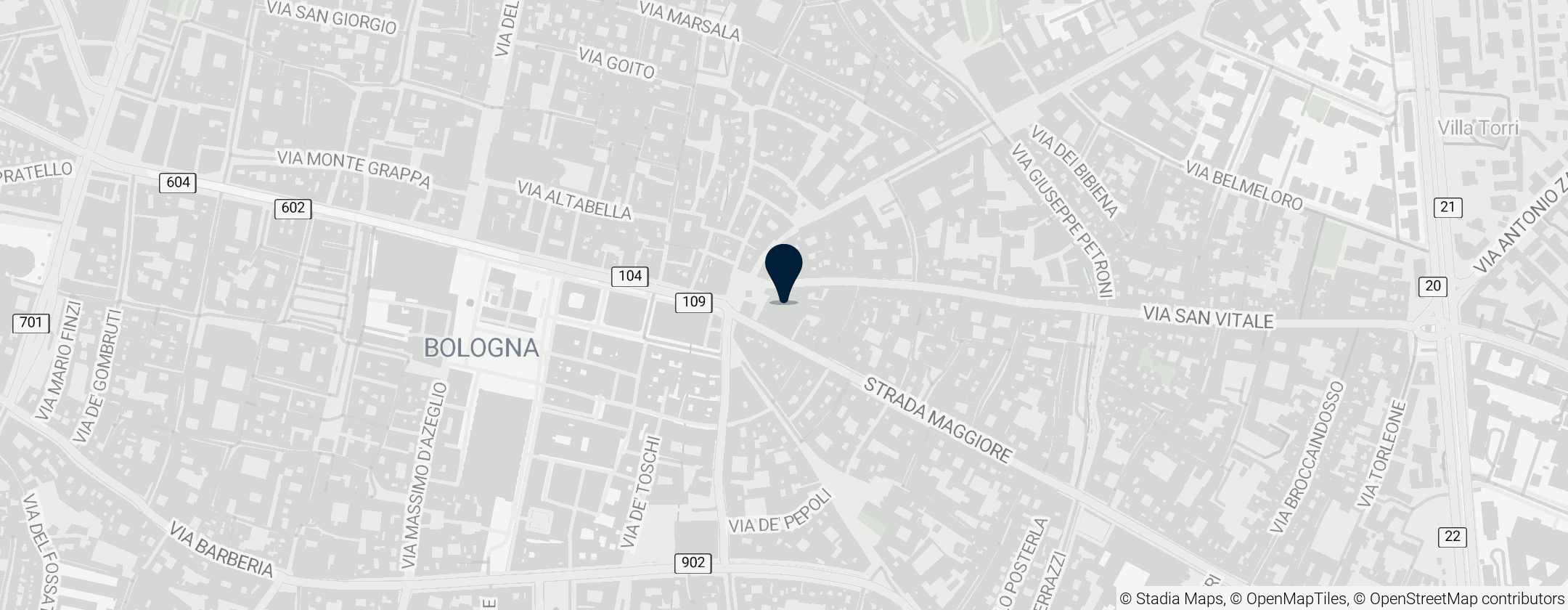 Map of Santi Bartolomeo e Gaetano