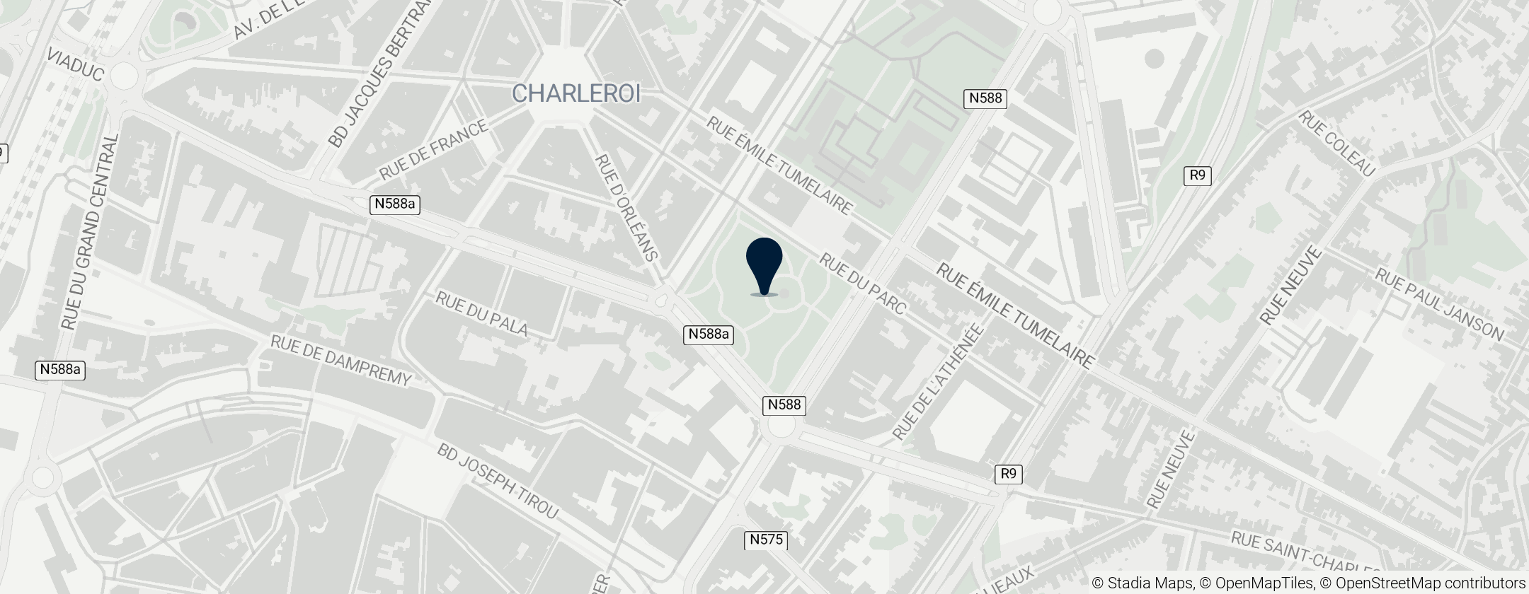 Map of Parc reine Astrid