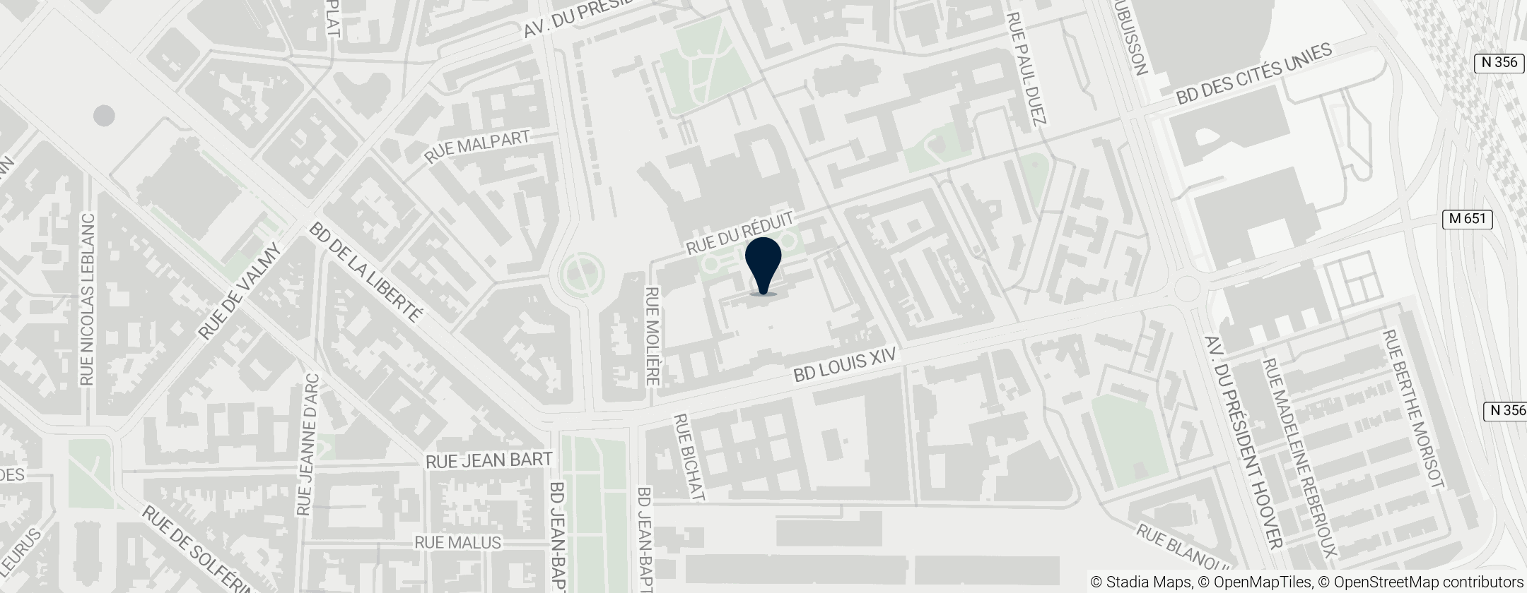 Map of Fort Saint-Sauveur