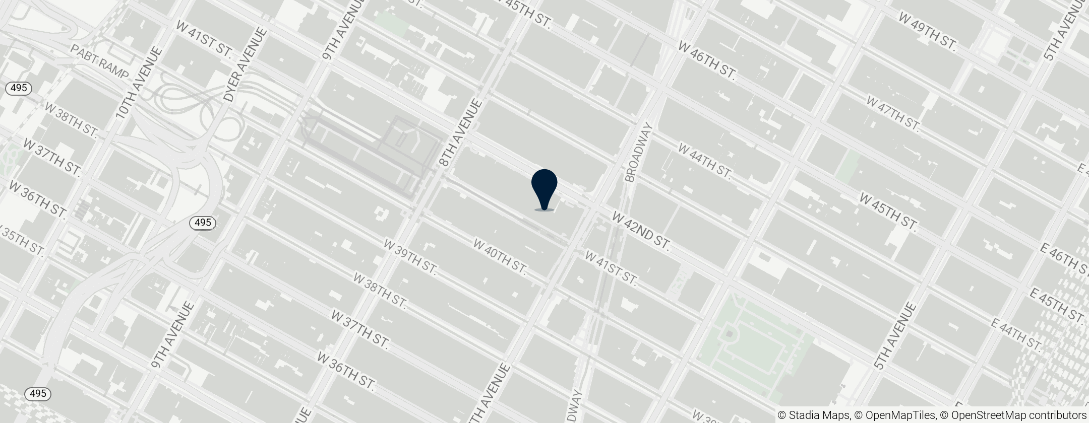 Map of Teatro New Amsterdam