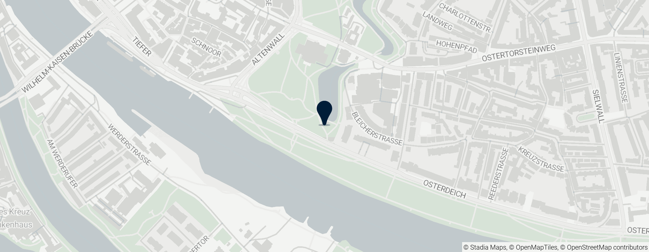 Map of Kriegsgefangenendenkmal