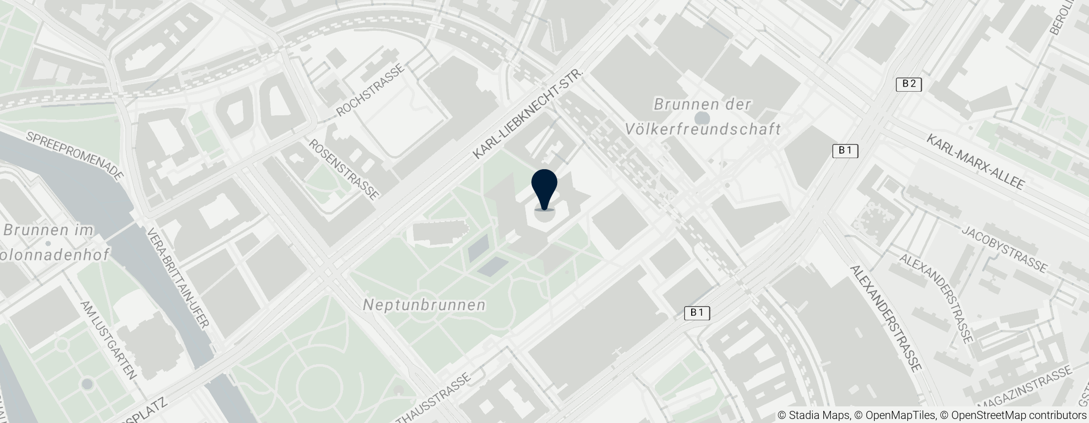 Map of Berlin TV Tower
