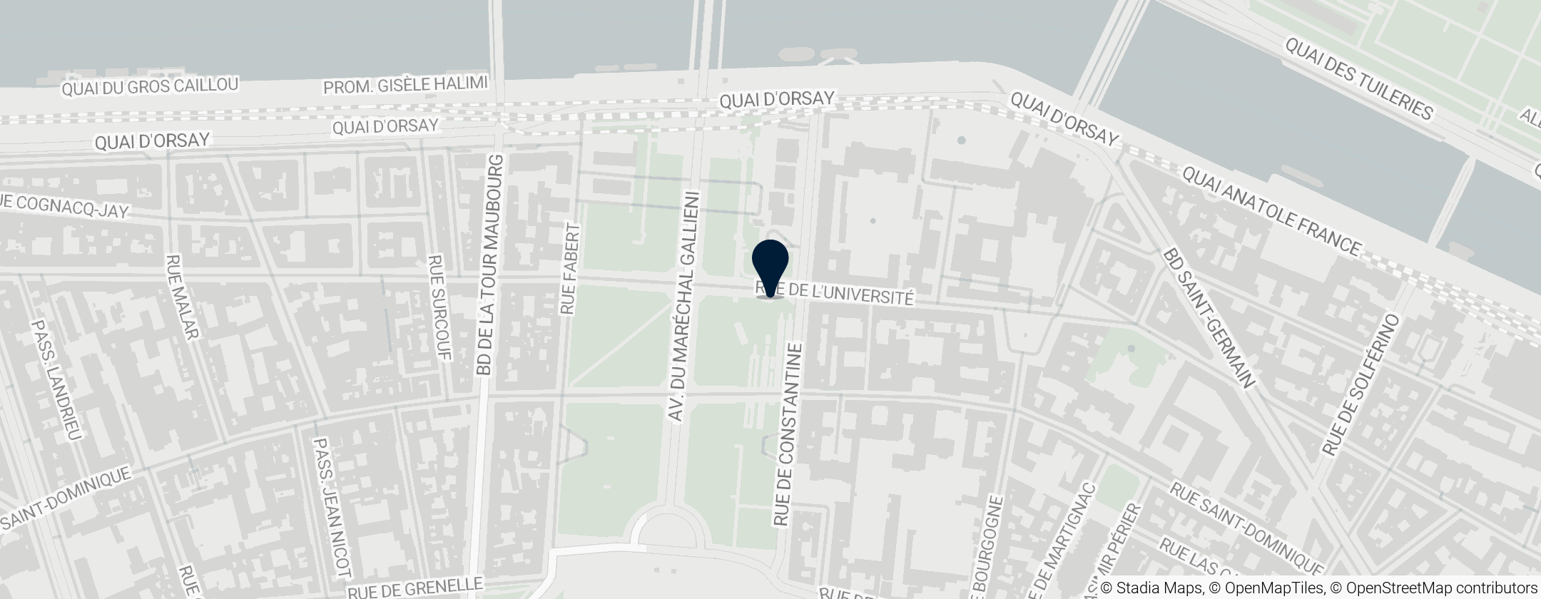 Map of Invalides metróállomás