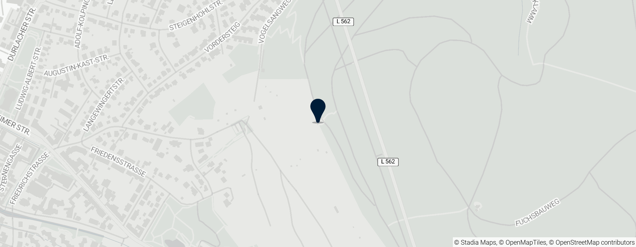 Map of Bismarckturm Ettlingen