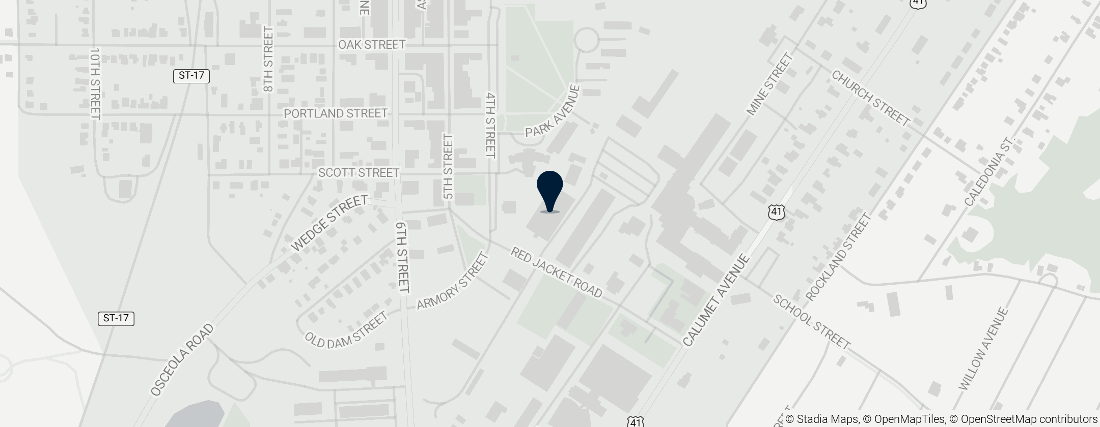 Map of Calumet Colosseum