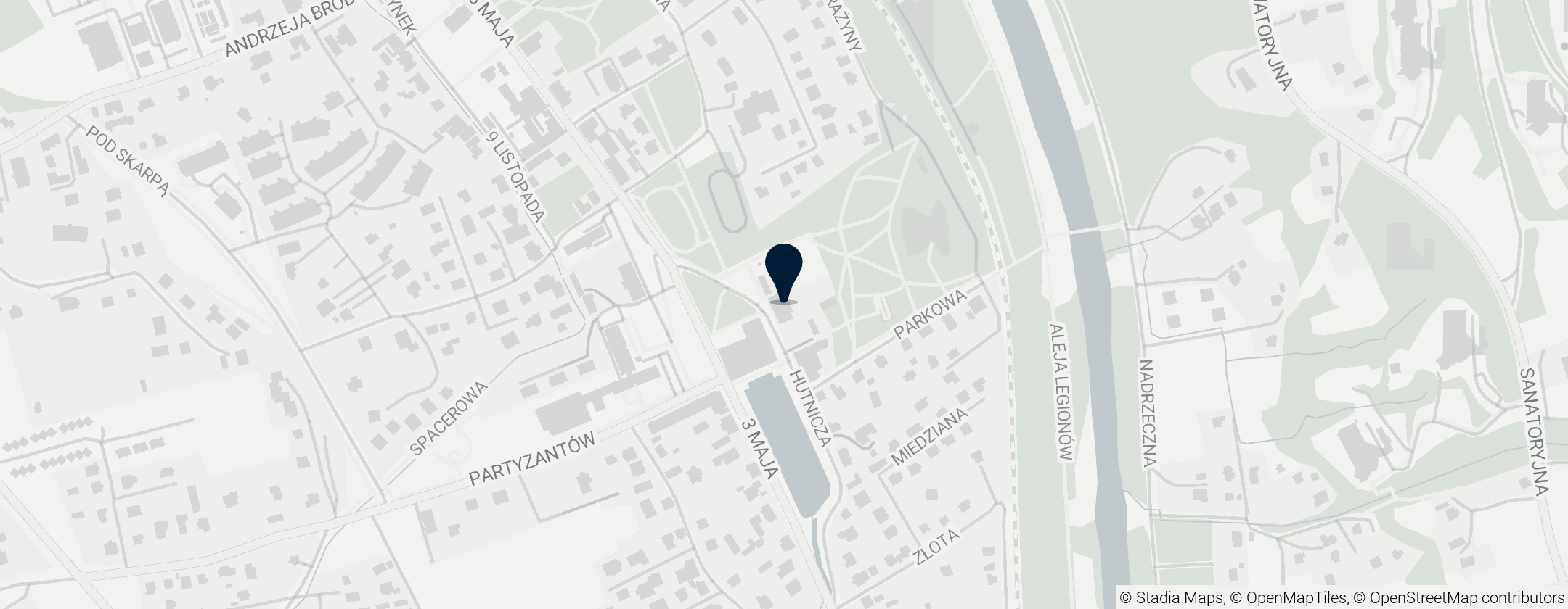 Map of Muzeum Ustrońskie im. Jana Jarockiego