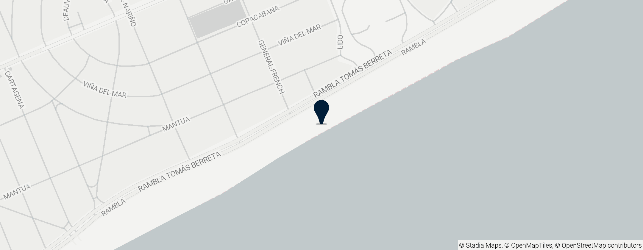 Map of Carrasco Beach