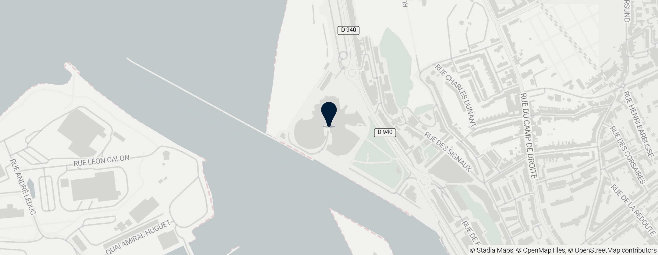 Map of Nausicaá Centre National de la Mer