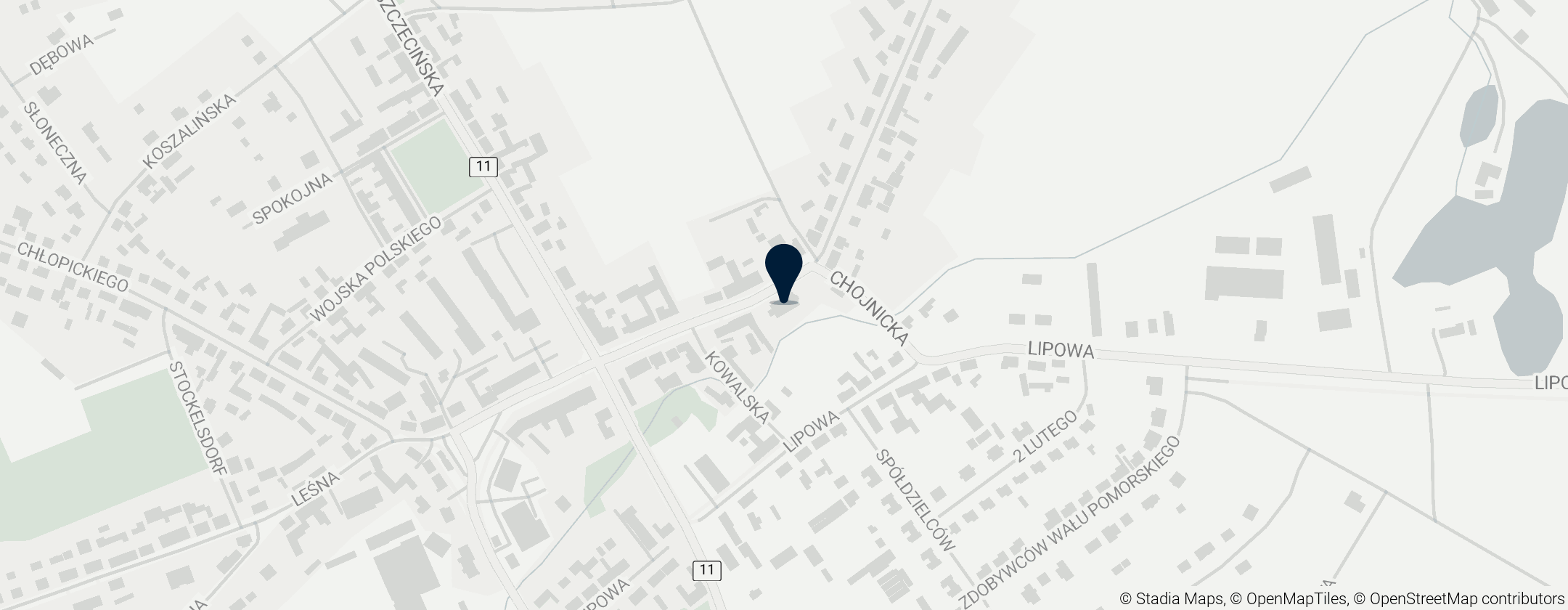 Map of Kościół Matki Bożej od Wykupu Niewolników w Okonku