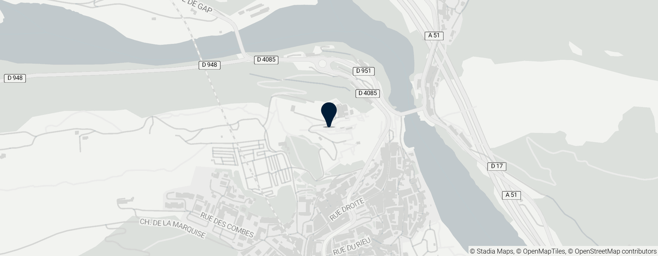 Map of Citadelle de Sisteron