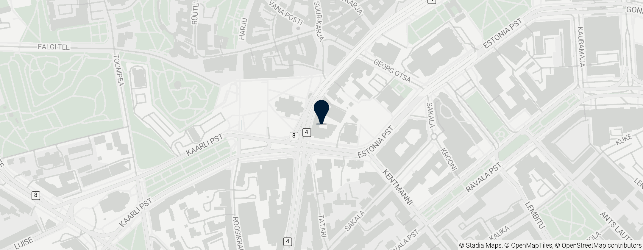 Map of Tallinn English College