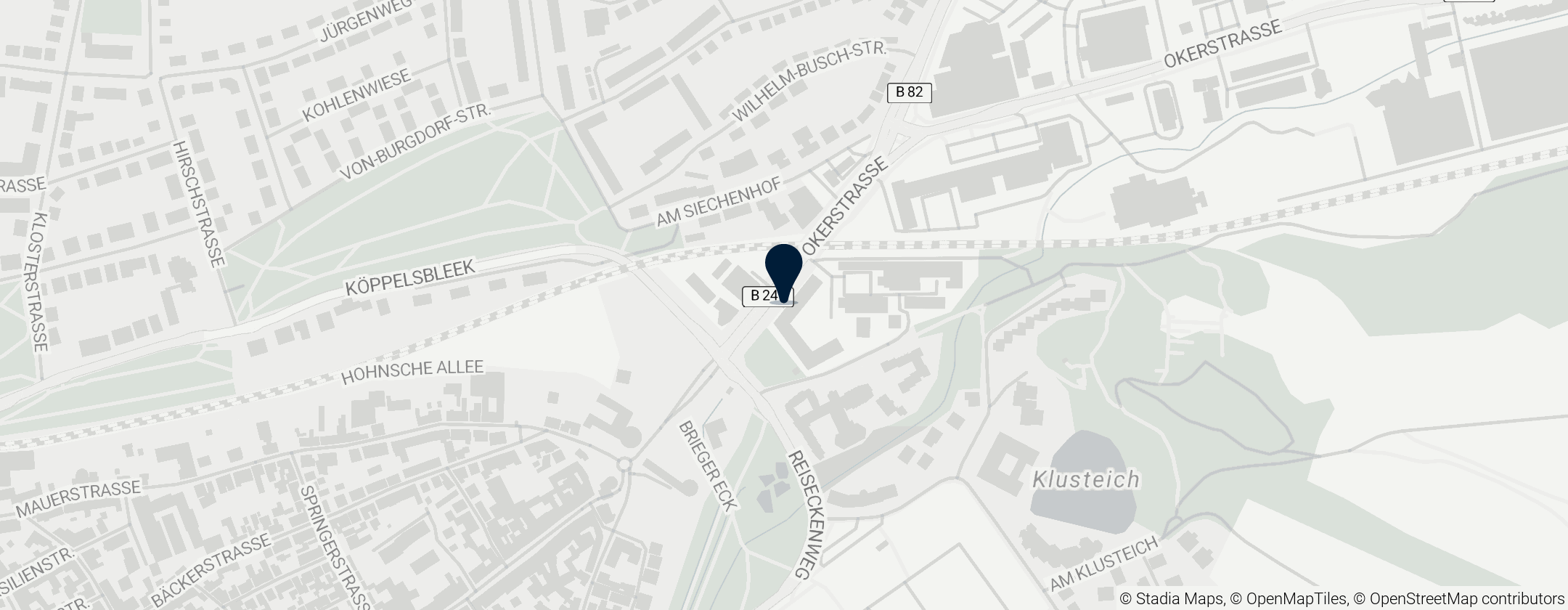 Map of Goslar, Okerstraße