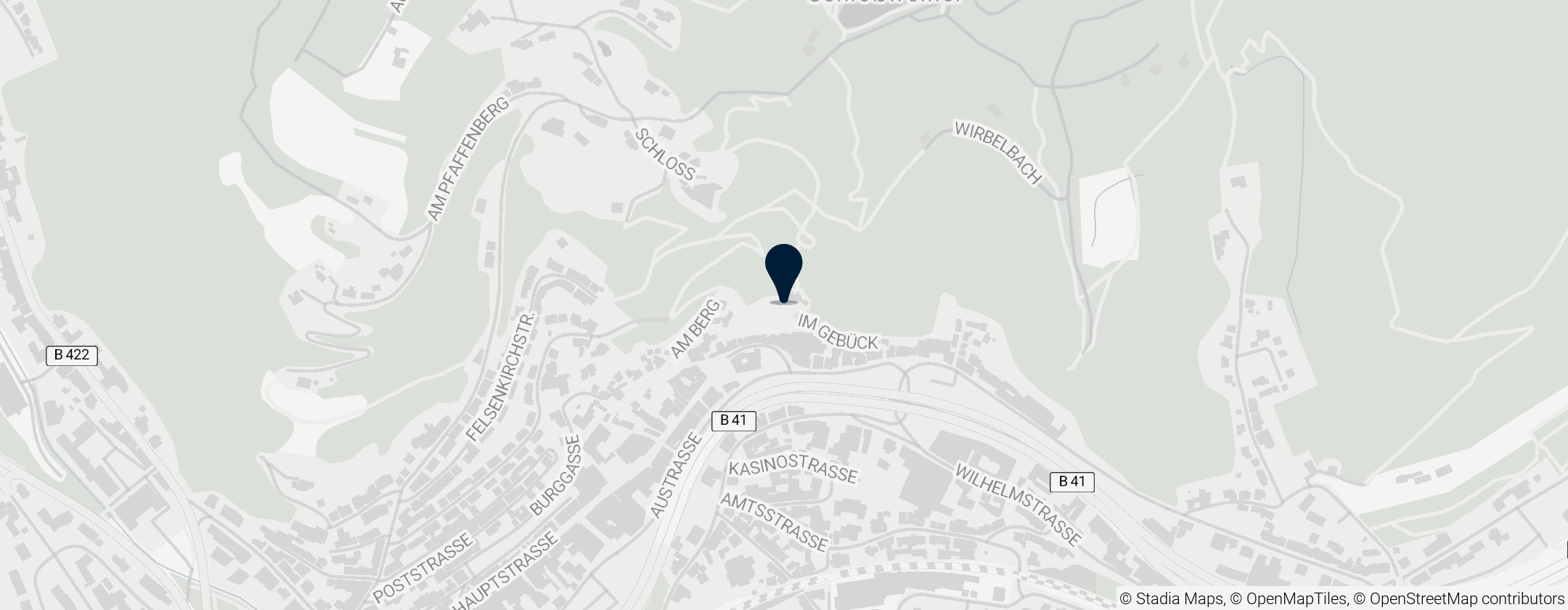 Map of Фельзенкирхе