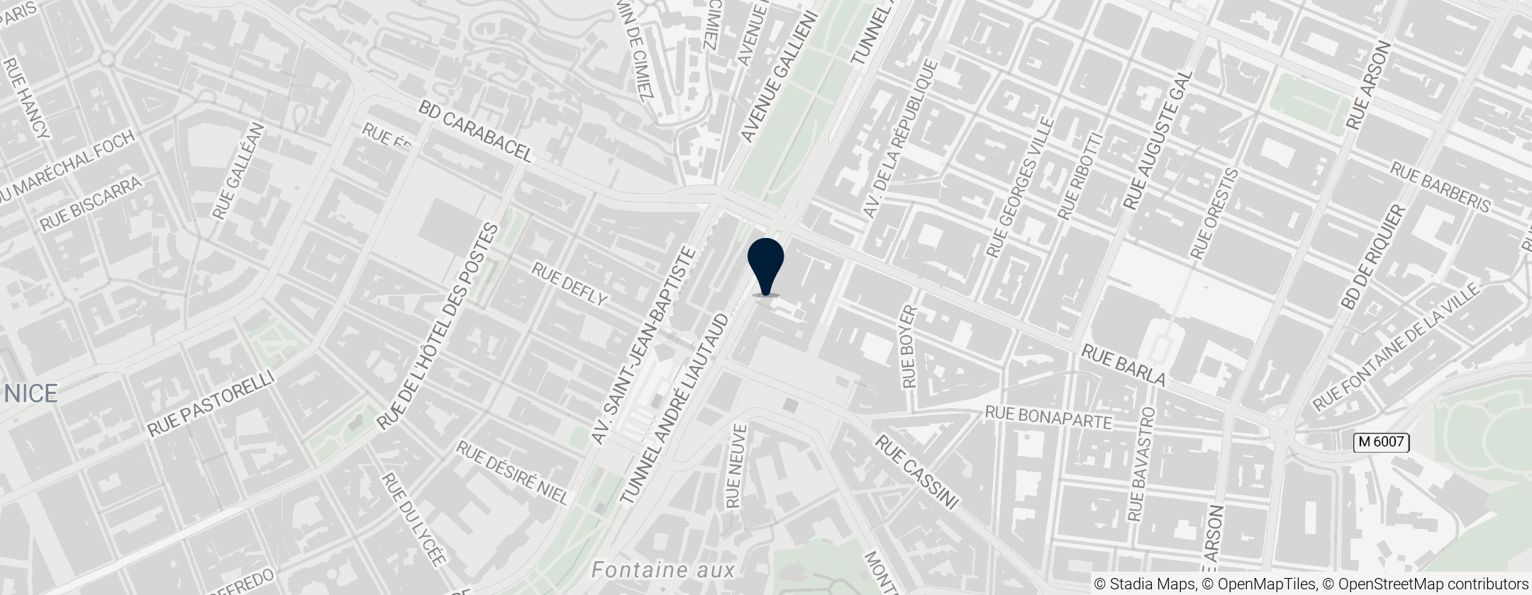 Map of Nice Museum of Natural History