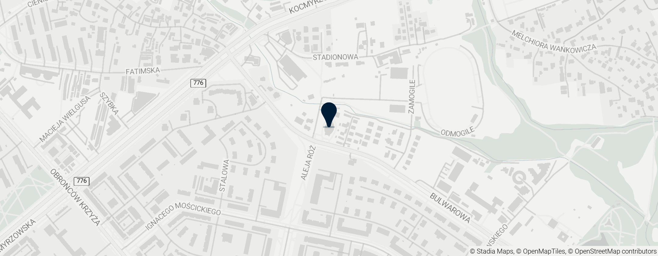 Map of Kościół Matki Bożej Pocieszenia w Krakowie