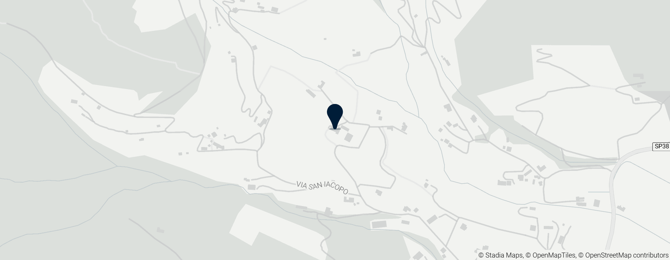 Map of Church of San Jacopo at Lupeta